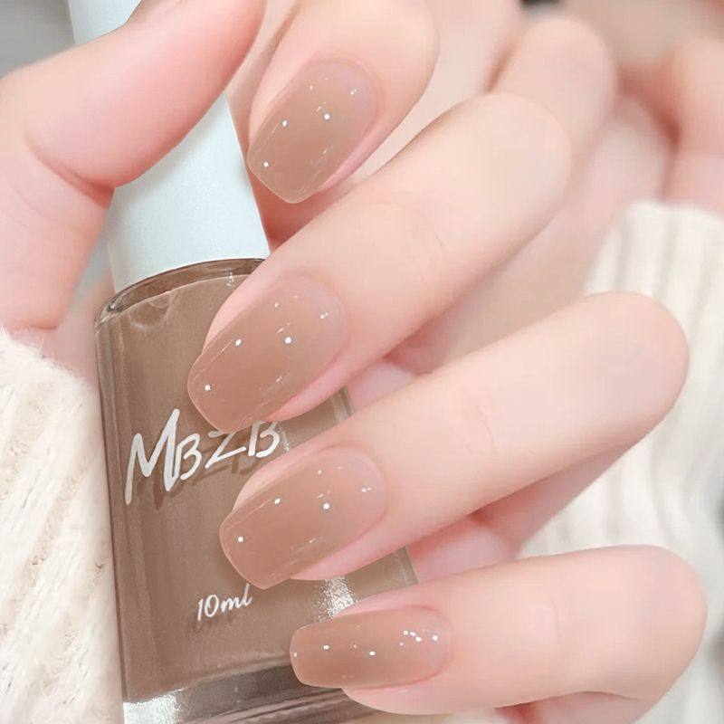 无味可撕拉免烤冰透学生温柔奶茶色指甲油显白持久美甲油百搭日常,彩妆/香水/美妆工具,指甲油,淘宝优惠券,粉丝福利购,淘宝优惠卷