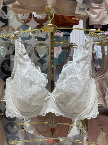 华歌尔蓝标女士内衣 WB84G4 超薄性感舒适软钢圈大胸显小文胸499