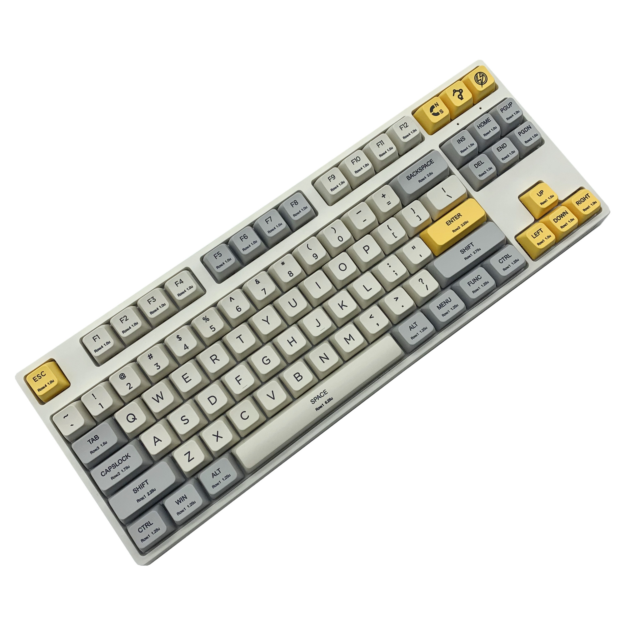 GMK重工业MDA高度PBT热升华机械键盘复古键帽980/75ciy68/87/108_虎窝淘