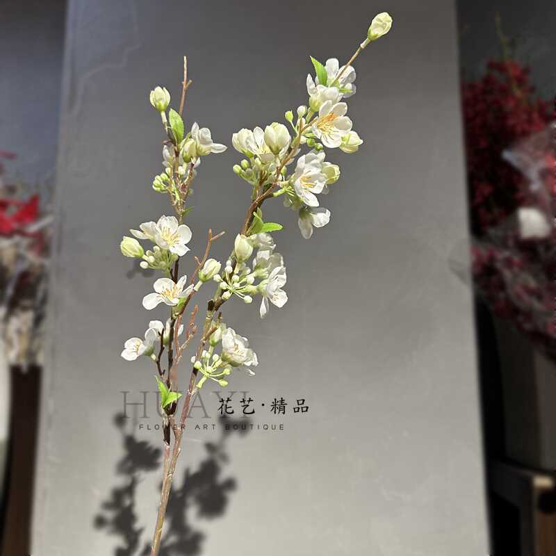 仿真花海棠花梨花单只