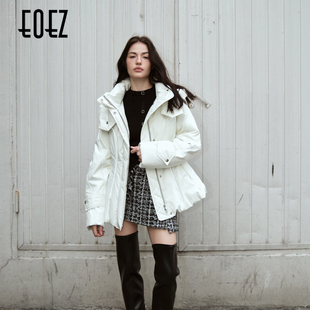 EOEZ 正品专柜 连帽 羽绒服 鹅绒服  EZY7010