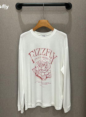 fizzfly |  正品专柜 设计师品牌2025新款秋装 字母 长袖 T恤