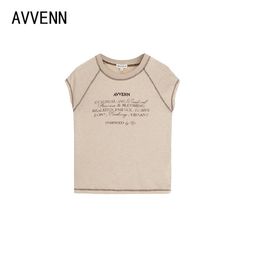 【拍下立减】AVVENN | 正品专柜 设计师26新款 短袖T恤AK71001524