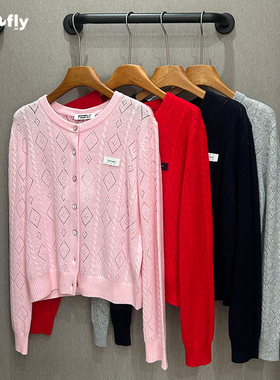 FIZZFLY | 设计师品牌 25秋装 山羊绒 针织开衫