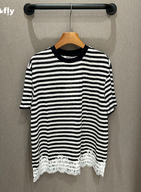 fizzfly |  设计师品牌2025新款夏装  条纹 短袖 T恤