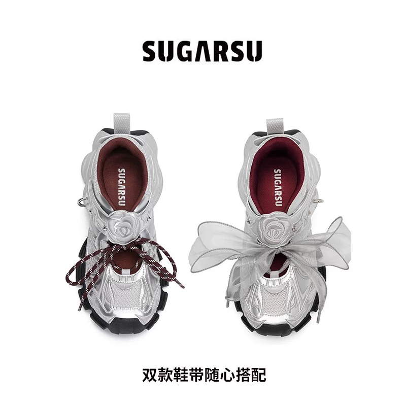 SugarSu/酥履 | 25年春季新款 复古增高 玛丽珍 老爹鞋 休闲鞋