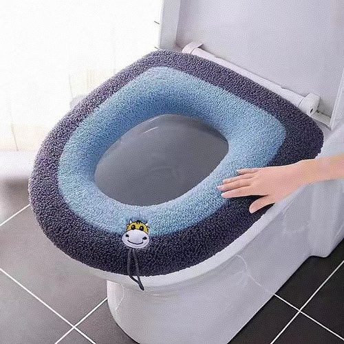 家用毛绒马桶垫子冬季加厚四季通用马桶坐垫坐便套加绒坐便套圈垫