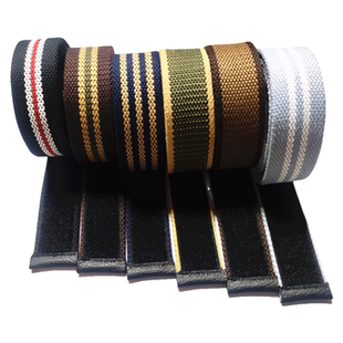 3.5cm加厚魔术贴腰带无铁腰带电子厂彩色安检腰带自粘皮带休闲带