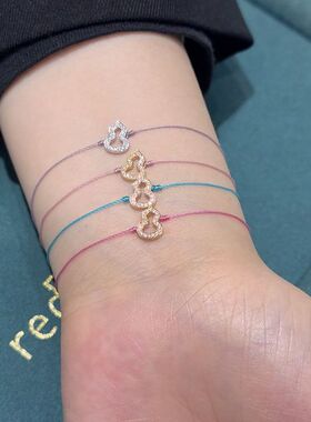 法国巴黎复古镂空葫芦本命年手链