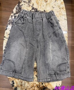 男童女童宽松短裤 RR佛山店子线2026夏季 牛仔中裤 儿童工装 249 新款