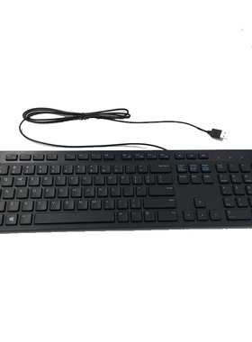 原装Dell戴尔KB216巧克力有线键盘台式电脑笔记本USB外接通用键盘