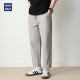 锥形长裤 hansca秋季 子 2025新款 绣花宽松抽绳春秋款 直筒休闲裤 男士