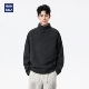 410g毛呢美式 长袖 t恤男宽松慵懒风卫衣男士 hansca秋季 内搭打底衫