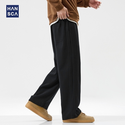 hansca美式街头休闲卫裤男2025年