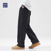 重磅卫裤 男春秋季 2025新款 hansca美式 宽松直筒阔腿垂感休闲运动裤