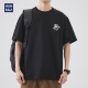新款 T恤男夏季 卡通潮牌印花百搭宽松休闲上衣 日系圆领短袖 hansca