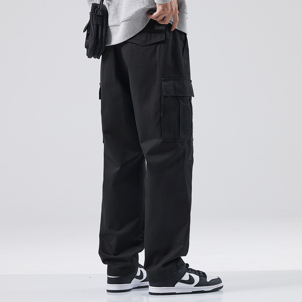 HANSCA SWEATER MENS AUTUMN AND WINTER THICKENED HIGH-QUALITY SUIT DEEP WINTER CLOTHES KNITWEAR BOYS CLOTHES HANDSOME