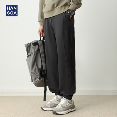hansca270g慕斯肌底潮棉束脚卫裤