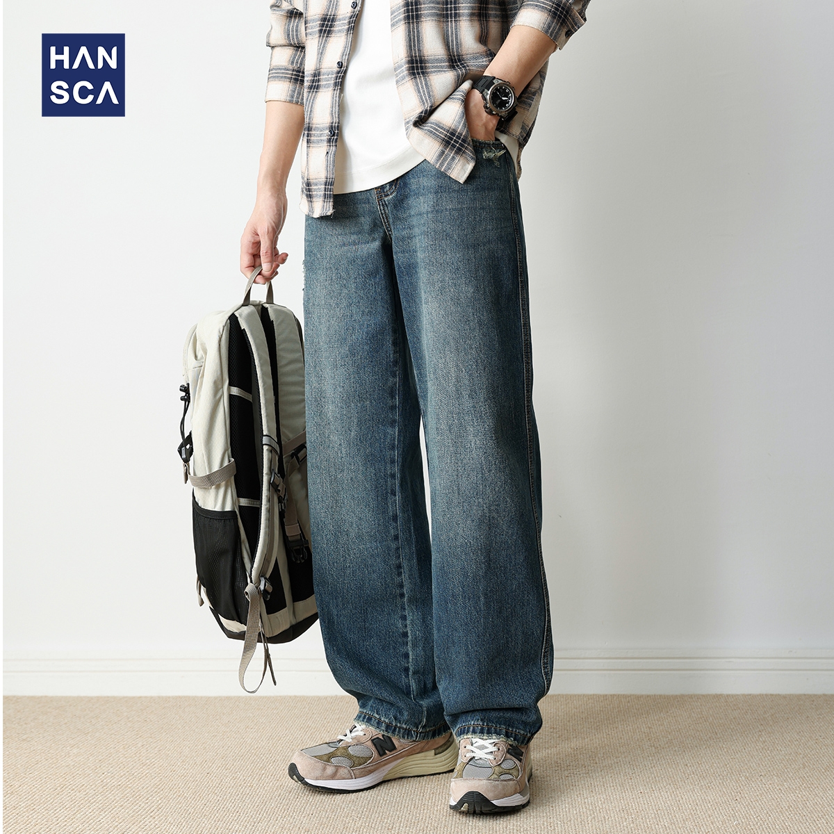 418g重磅直筒牛仔裤男2025秋季