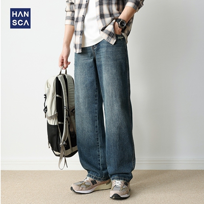 418g重磅直筒牛仔裤男2025秋季