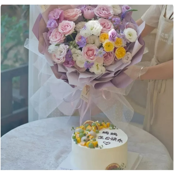 桦南县客运总站世纪商厦汤原县九州商厦玫瑰花生日蛋糕鲜花店七夕