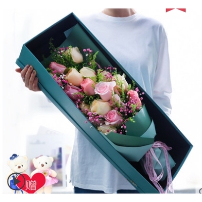 亳州谯城区万达广场谯城中学亳州学院鲜花店情人节速递玫瑰花束