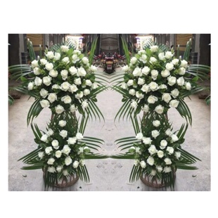 宜章县兴中大厦金鹰购物中心安仁县鲜花店速递白事花圈清明节