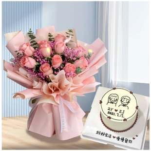 合肥庐阳区老报馆白水坝蒙城北路阜南路玫瑰花情人节鲜花店同城