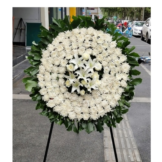沈阳于洪区沈阳医学院长江北街沈阳建筑大学鲜花店配送白事花圈菊