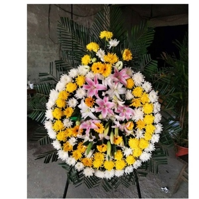彭州市朝阳中路西华大学上柳河北大街濛阳镇鲜花店配送白事花圈清