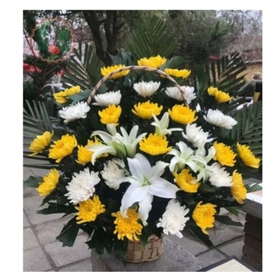 上海闵行区古北虹桥火车站机场虹桥火车站鲜花店速递白事花圈花束