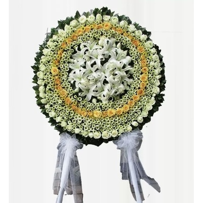 聊城东昌府区阿尔卡迪亚振兴西路古楼东昌湖鲜花店配送白事花圈菊