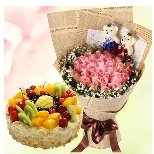 上饶信州区沙溪镇灵溪镇秦峰乡朝阳乡蛋糕店鲜花店配送生日蛋糕
