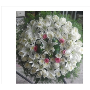 武汉江夏区江夏大学城庙山光谷科技中心鲜花店速递白事花圈祭奠