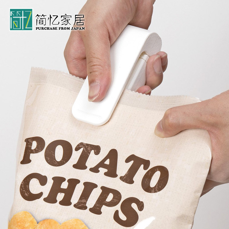 日本LEC便携封口机手压电热塑料袋封口器零食保鲜袋封口器封口夹