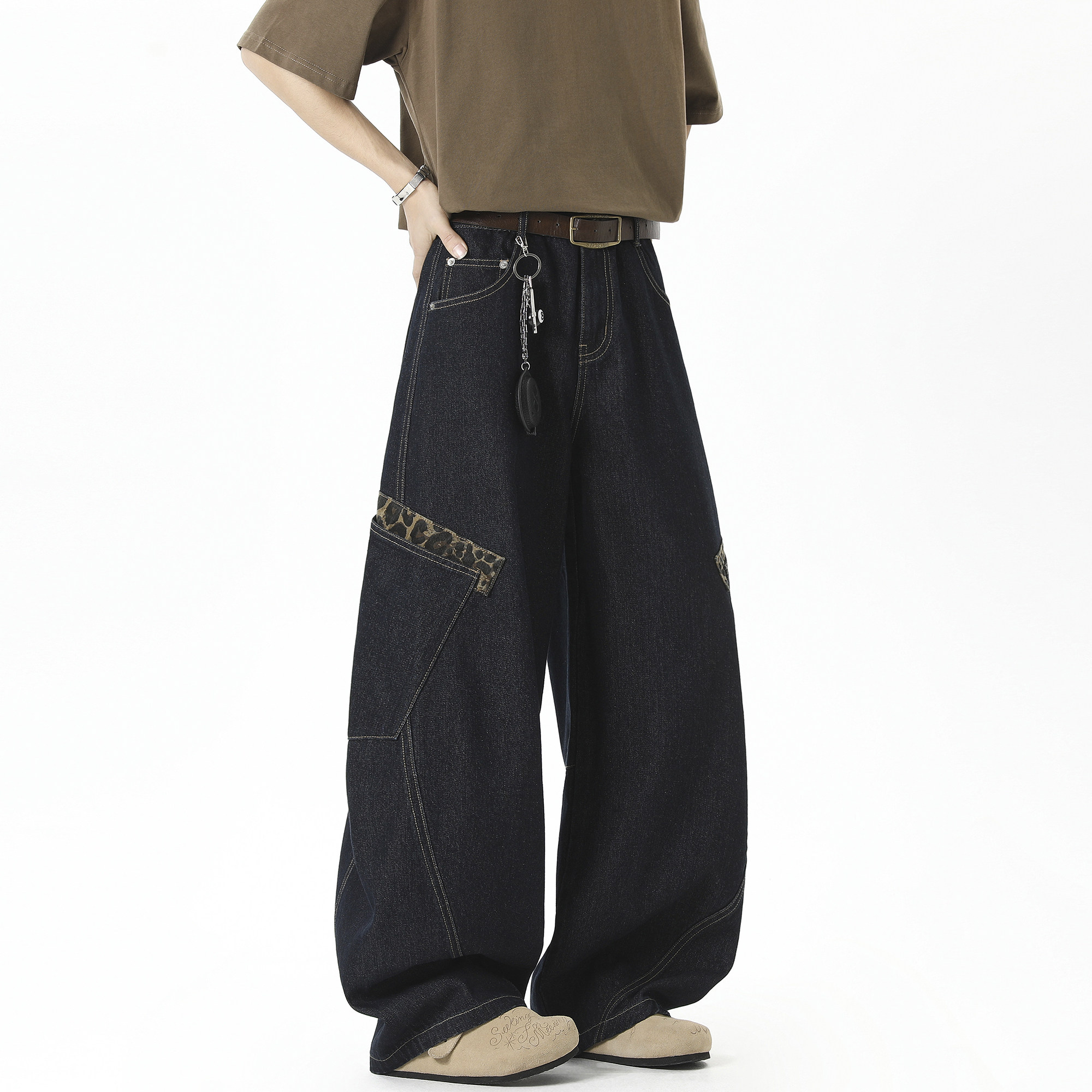 抖音品质2025春季新品牛仔裤HM129/P60控88,男装牛仔裤,电商A036