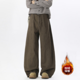 抖音品质工装休闲加绒裤JRHM154/P65薄款款号HM154/P55，男装工装外套，电商A036