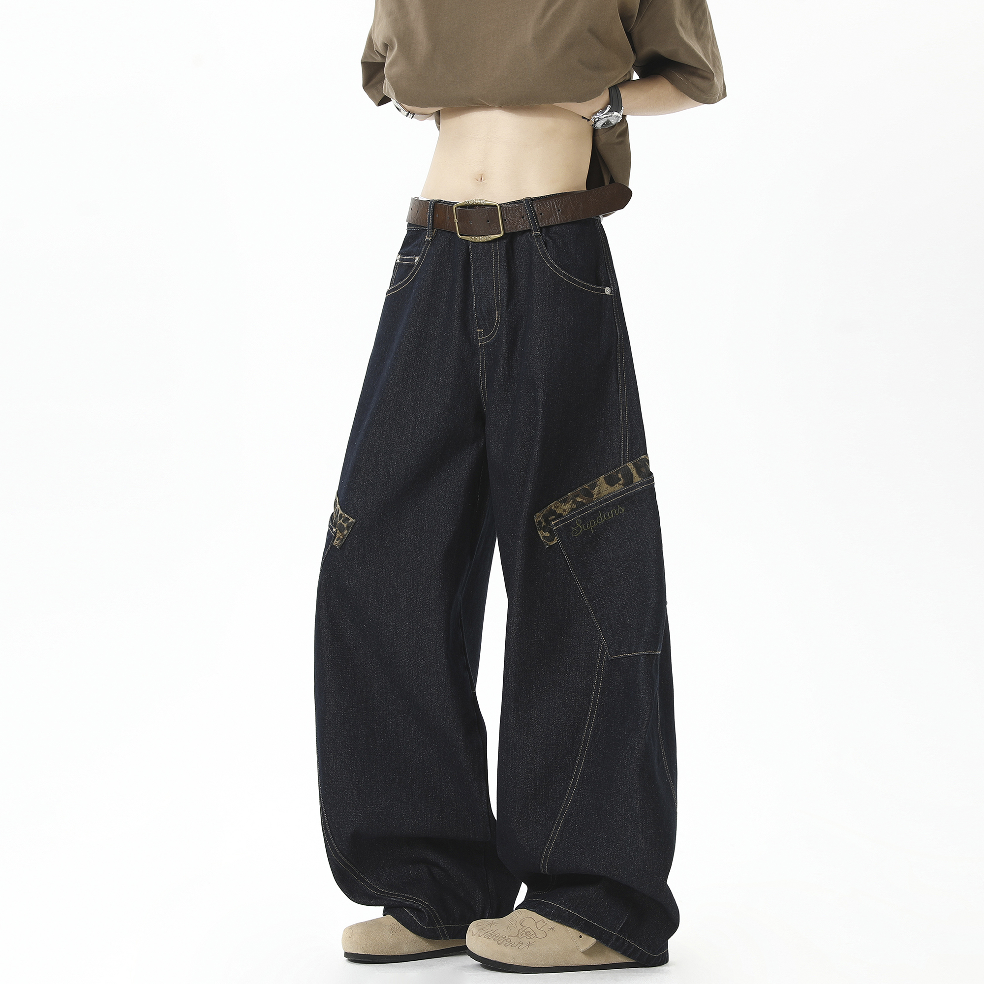 抖音品质2025春季新品牛仔裤HM129/P60控88，男装牛仔裤，电商A036