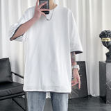 2022春夏男士短袖宽松圆领男印花T恤ZH017/P25，男装T恤，电商A036