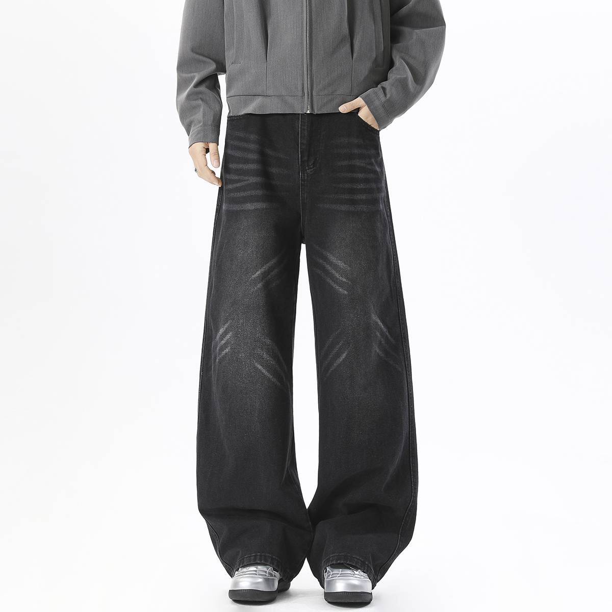 抖音品质2025新品牛仔裤微喇HM106/特批P45控78，男装牛仔裤，电商A036