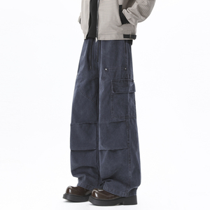 抖音品质 全棉面料重工洗水休闲裤 HM171/P55，男装休闲裤，电商A036