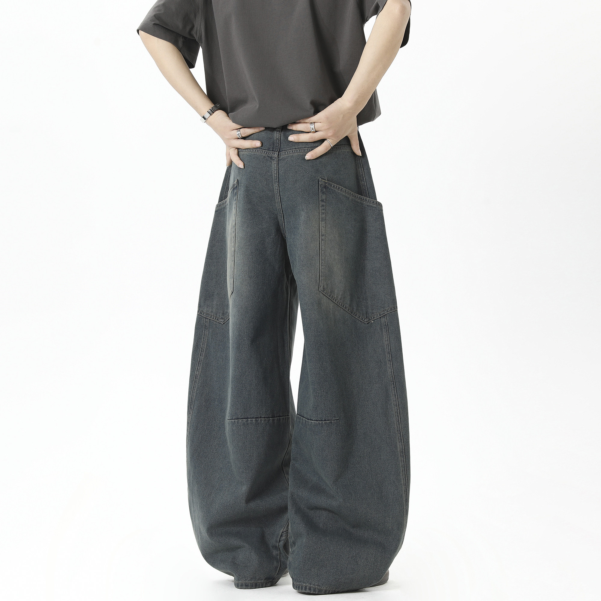 抖音品质2025春季新品牛仔裤HM131/P55控88,男装牛仔裤,电商A036