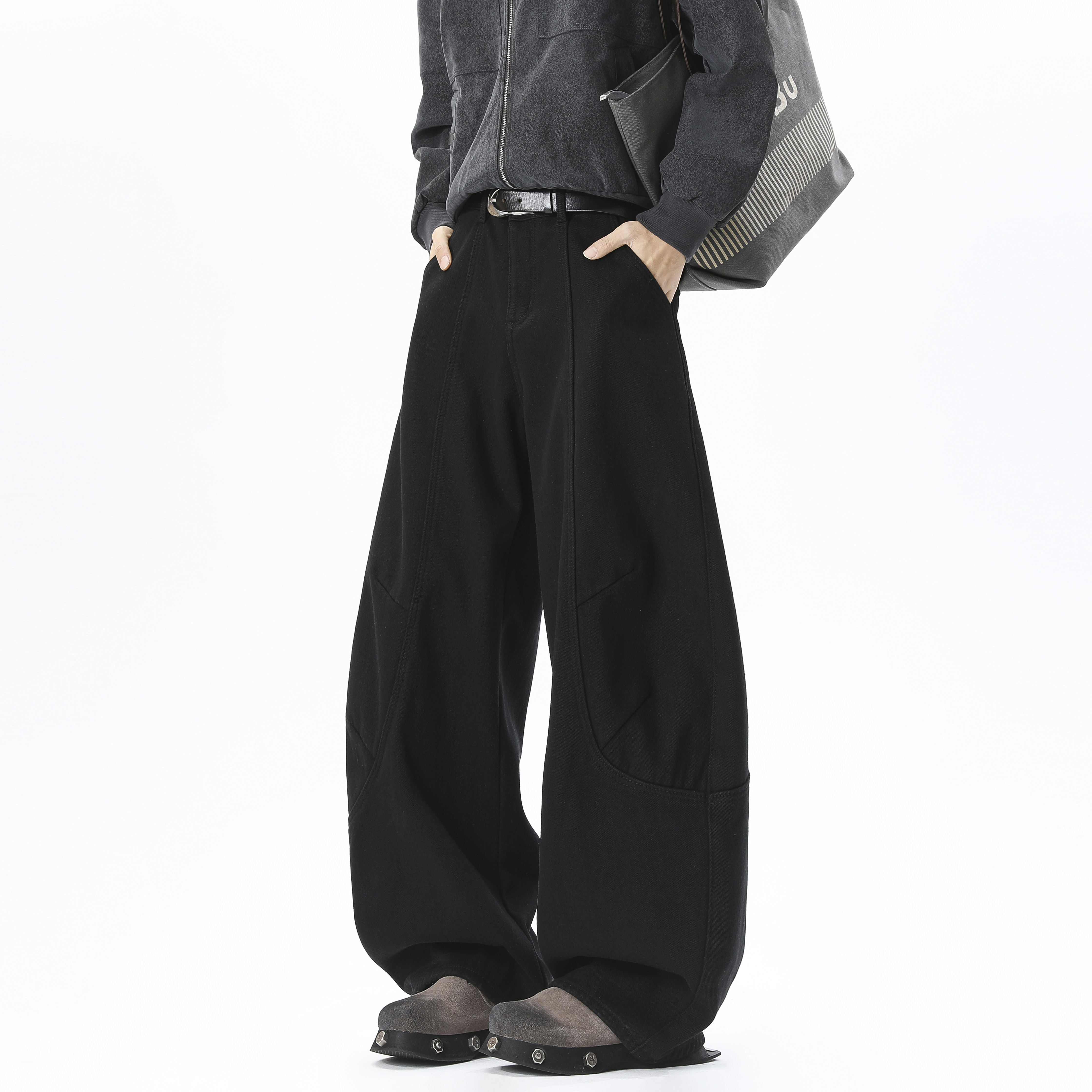 抖音品质工装休闲加绒裤JRHM157/P65控98薄款款号HM157/P55,男装工装外套,电商A036
