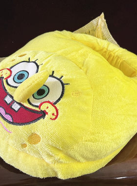 可爱海棉**毛绒暖脚鞋USB发热鞋电热鞋室内双脚用暖脚宝可拆卸