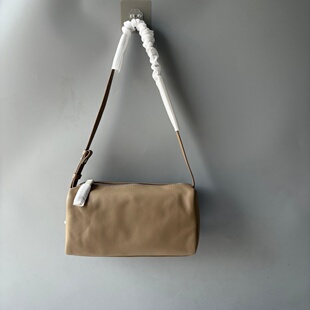 简约百搭单肩枕头包高品质头层牛皮轻便时尚女包通勤牛皮包