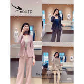 GD意大利进口桑蚕丝羊毛提花交织纱罗套装 现货 4色