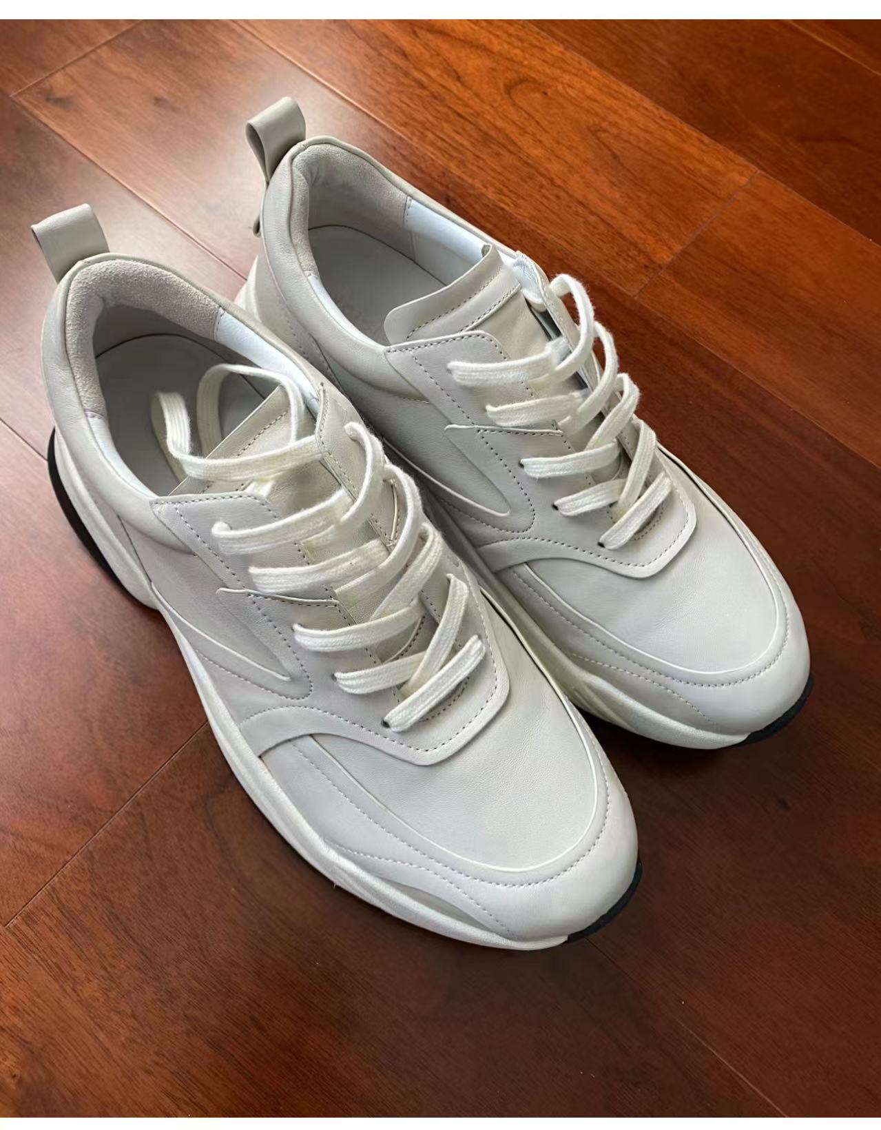 进口头层牛皮老爹鞋现货