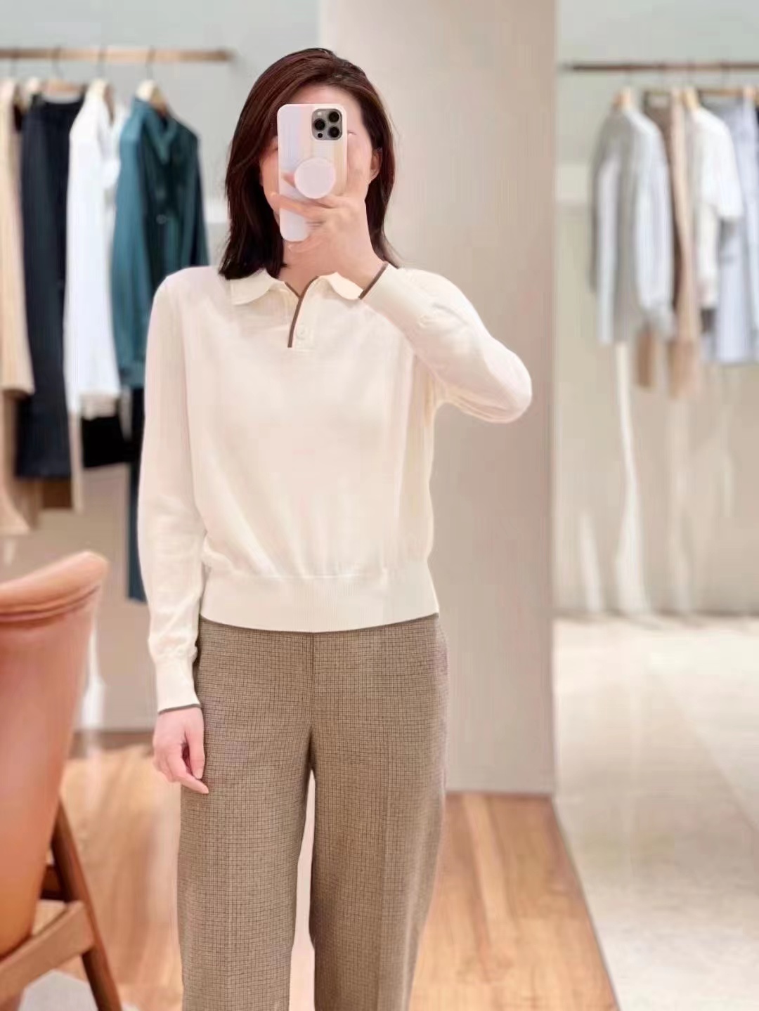 Polo针织衫毛衣质感套衫内搭