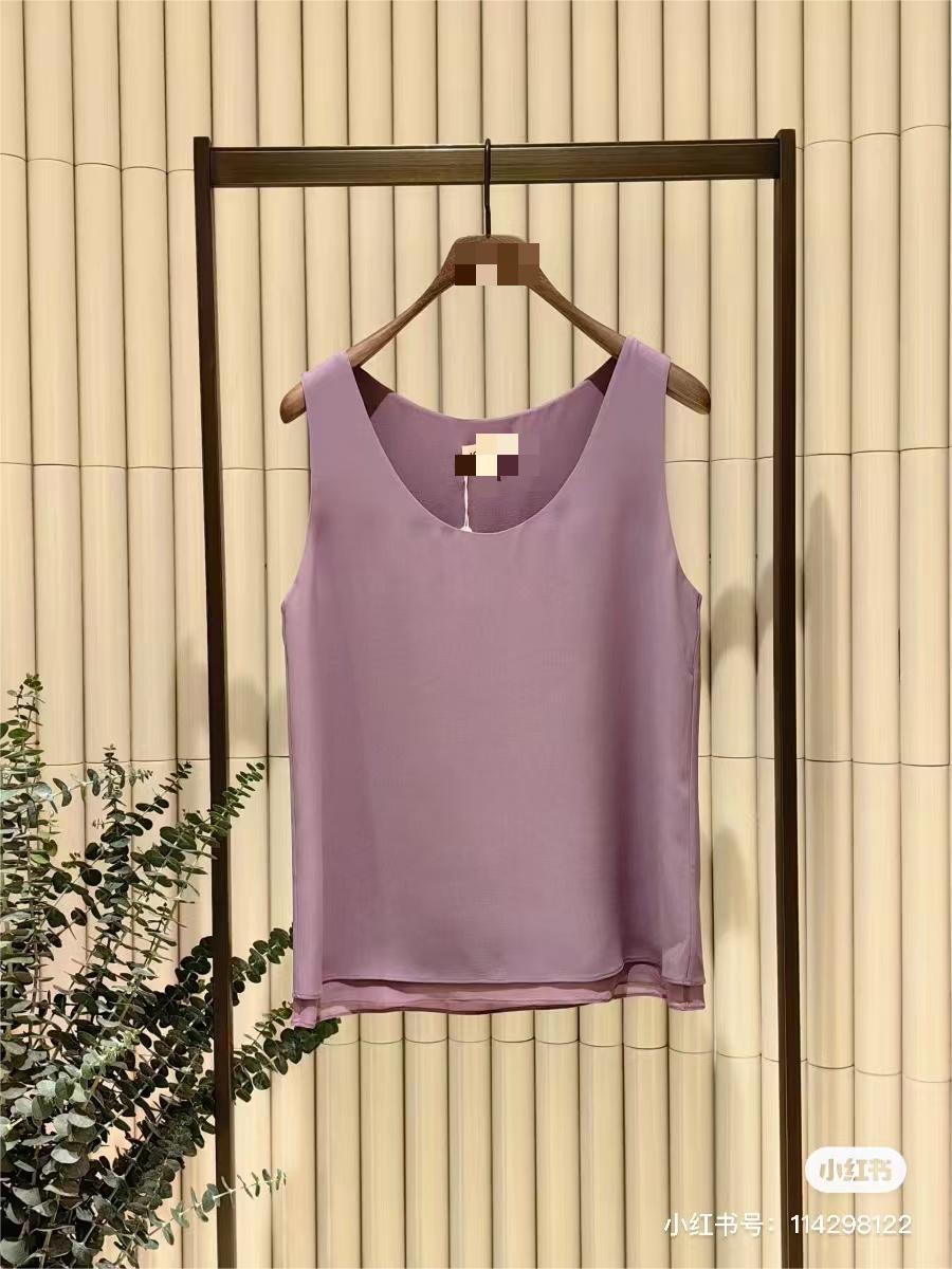 真丝背心无袖真丝背心通勤