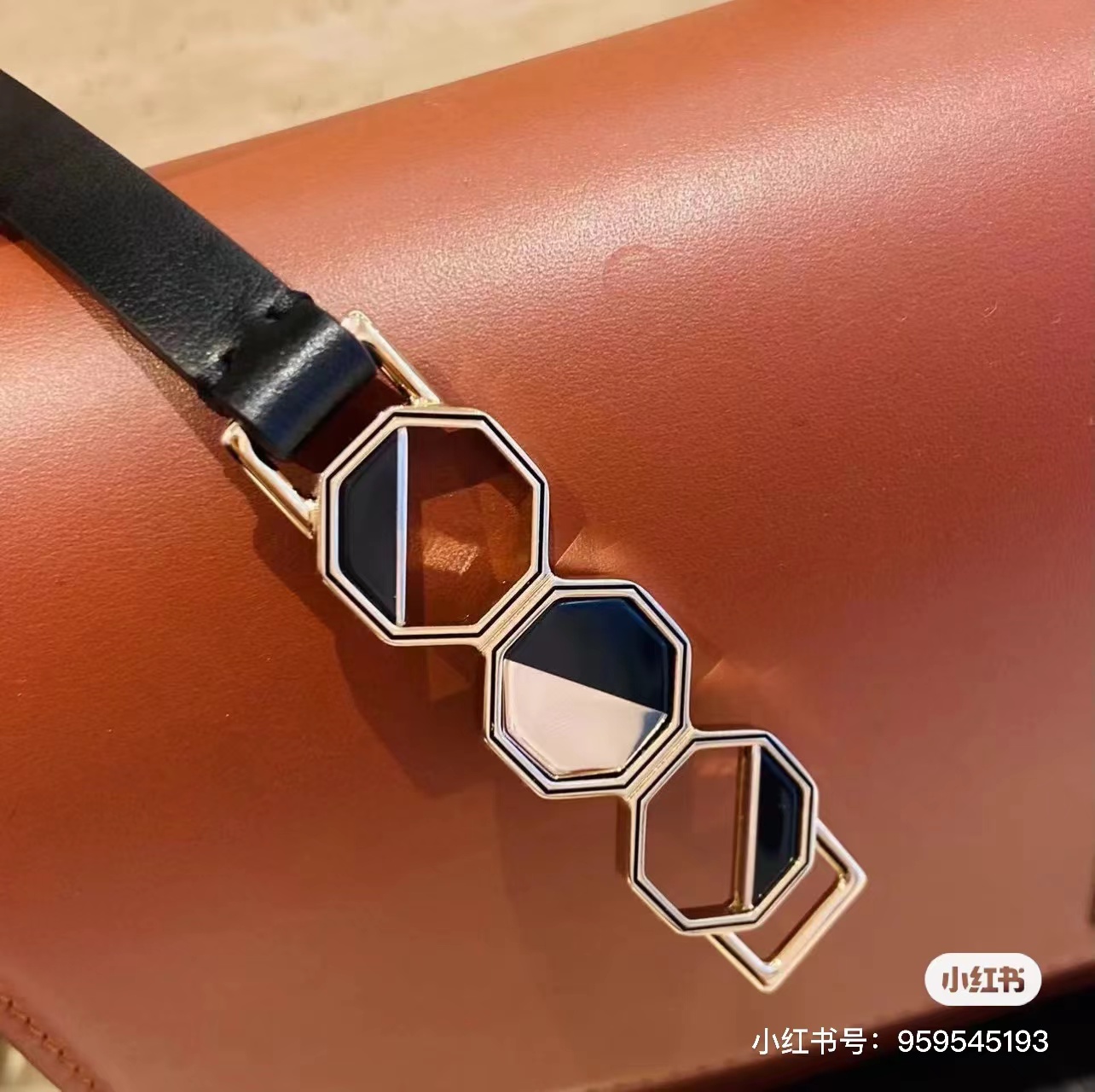 现货 GD意大利进口小牛皮八边形腰带